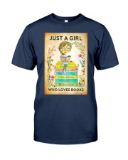 Book Just A Girl Who Loves Books Classic T-Shirt tile
