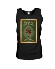 Book She is too fond of books Unisex Tank tile