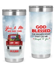 Gardening You and me 20oz Tumbler front