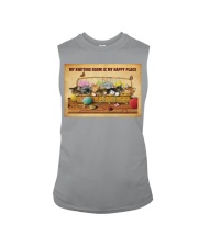 Knitting room My happy place Sleeveless Tee tile