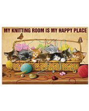 Knitting room My happy place 36x24 Poster front