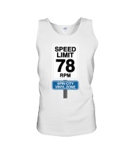Vinyl187 Speed Limit 78 Unisex Tank tile