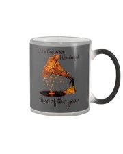 Vinyl Records The most wonderful time Color Changing Mug tile
