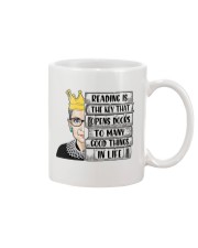 Book RBG Reading is the key Mug tile