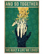 Gardening And so together Vertical Poster tile