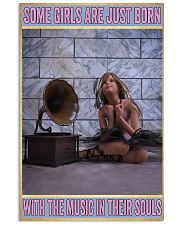 Vinyl Some girls are just born Vertical Poster tile