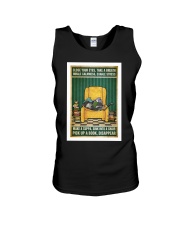 Pick up a book Disappear Unisex Tank tile