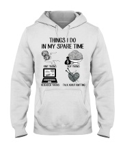 Knitting Things I do in my spare time Hooded Sweatshirt front