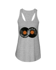 Vinyl Records Just keep spinning Ladies Flowy Tank tile