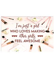 Makeup I'm just a girl Horizontal Poster tile