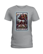Knitting And she lived happily ever after Ladies T-Shirt tile