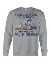 Gardening Hang out with my dog Crewneck Sweatshirt tile