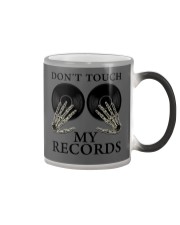 Don't Touch My Records Color Changing Mug tile