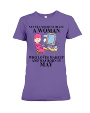 MK278 Born in May Premium Fit Ladies Tee tile
