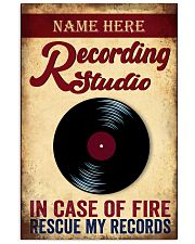 Vinyl Record In case of fire 24x36 Poster front