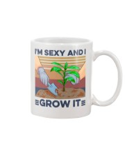 Gardening i'm sexy and i grow it Mug tile