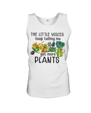 Gardening The little voices keep telling me Unisex Tank tile