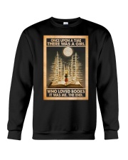 A girl who loved books Crewneck Sweatshirt tile