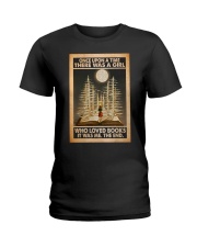 A girl who loved books Ladies T-Shirt tile