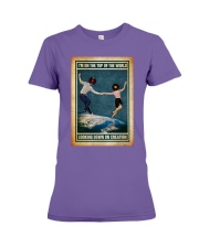 Viny Record l I'm on the top of the world Premium Fit Ladies Tee tile