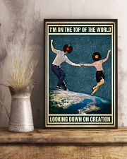 Viny Record l I'm on the top of the world 24x36 Poster lifestyle-poster-3