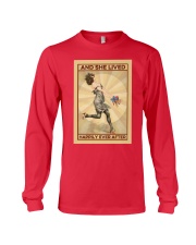 Makeup And she lived happily ever after Long Sleeve Tee tile