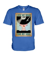 Vinyl Lose my mind V-Neck T-Shirt tile