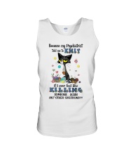 Knitting If I ever feel like killing someone Unisex Tank tile