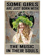 Music some girls are just born with the music Vertical Poster tile
