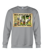 Gardening Lawn mower Boys never grow up Crewneck Sweatshirt tile