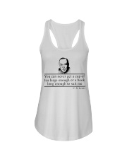 Book Long enough to suit me Ladies Flowy Tank tile