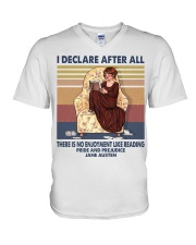 Book No enjoyment like reading V-Neck T-Shirt tile