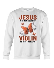 Violin Jesus is my savior Crewneck Sweatshirt tile