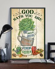 Gardening God says you are 24x36 Poster lifestyle-poster-2