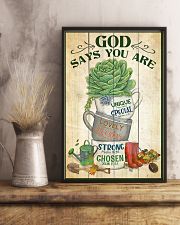 Gardening God says you are 24x36 Poster lifestyle-poster-3