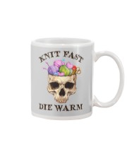 Knit fast die warm Mug tile