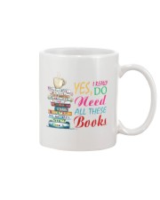 Book Yes I do need all these books Mug tile