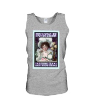 Makeup That's what I do Unisex Tank tile