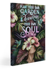 Garden Plant your own garden Gallery Wrapped Canvas Prints tile