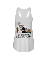 Book Nerdy039 Ladies Flowy Tank tile