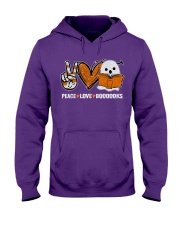 Book Peace Love Boooooks Hooded Sweatshirt tile