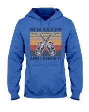 Saxophone I'm saxy and I know it Hooded Sweatshirt tile