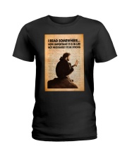 Book I read somewhere Ladies T-Shirt tile