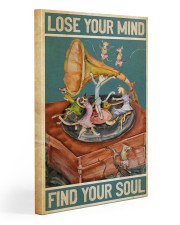 Vinyl Records Lose your mind Find your soul Gallery Wrapped Canvas Prints tile