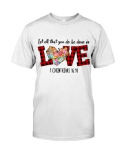 Knitting Let all that you do Classic T-Shirt tile