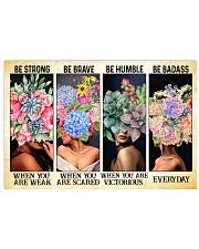 Gardening Be strong when you are weak Horizontal Poster tile