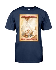 Book Time spent with books and cats Classic T-Shirt tile
