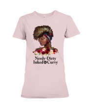 Nerdy Dirty Inked And Curvy Premium Fit Ladies Tee tile