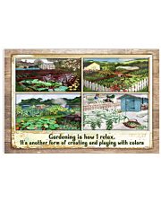 Gardening is how I relax Horizontal Poster tile
