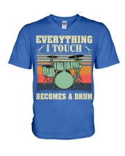 Drum V-Neck T-Shirt tile